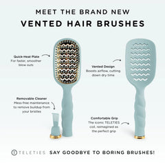Vented Hair Brush - Blue