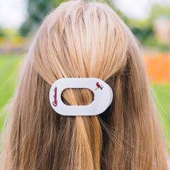St. Louis Cardinals Small Flat Round Hair Clip