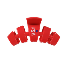 USA Classic Red Medium Claw Clip