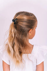 Open Jet Black Tiny Claw Hair Clip