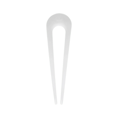 French Hair Pin Coconut White