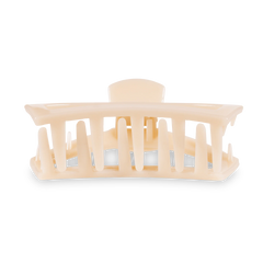 Open Almond Beige Small Claw Hair Clip