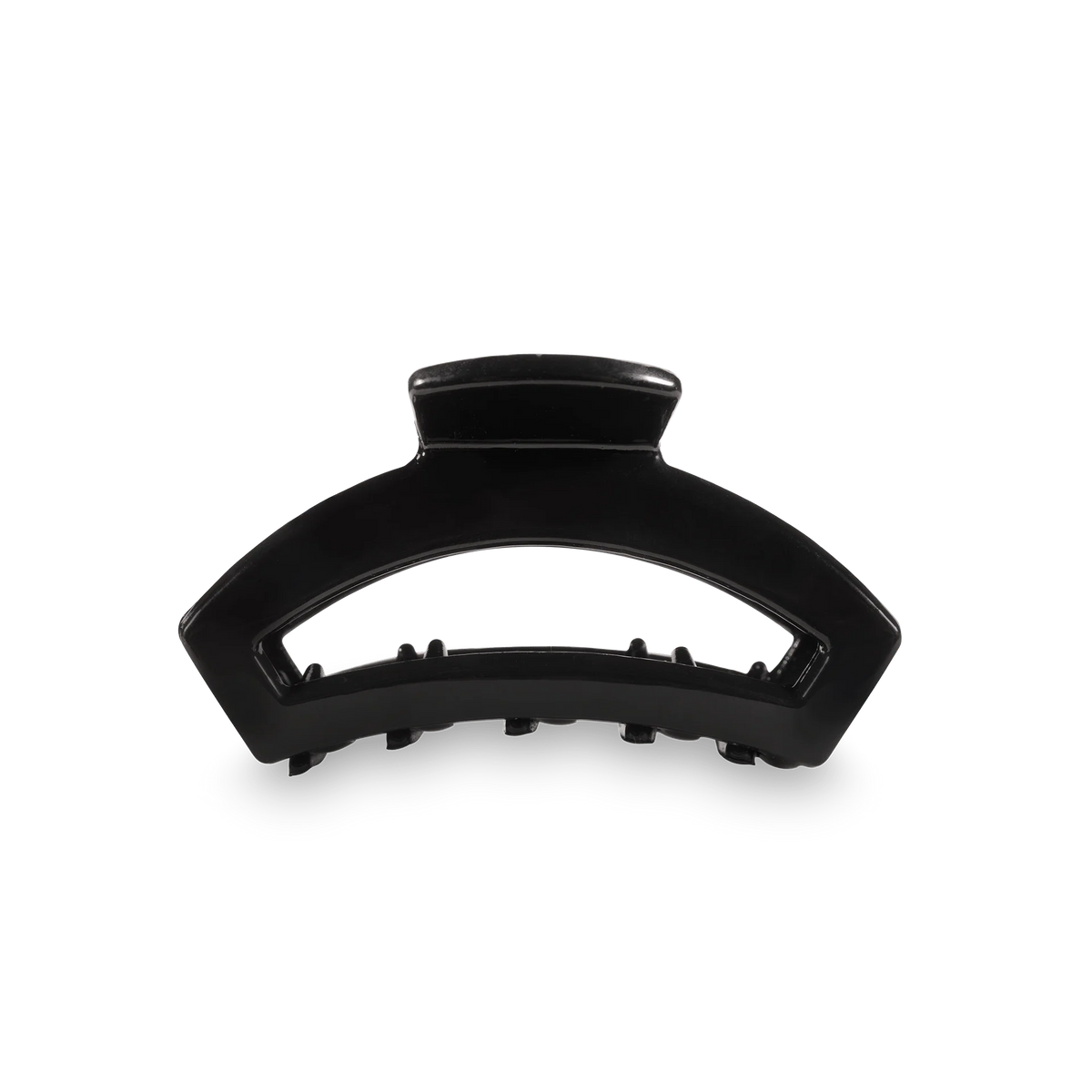 Open Jet Black Tiny Claw Hair Clip