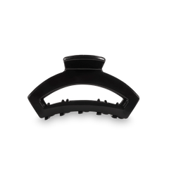 Open Jet Black Tiny Hair Clip