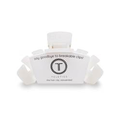 Classic Coconut White Medium Claw Clip