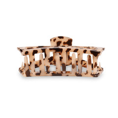 Open Blonde Tortoise Small Claw Hair Clip