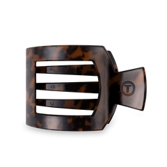 Tortoise Large Flat Square Hair Clip