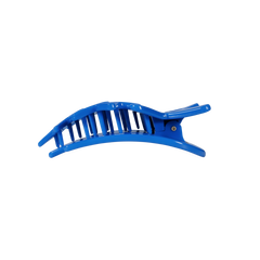 Blue Shooting Star Medium Flat Hair Clip