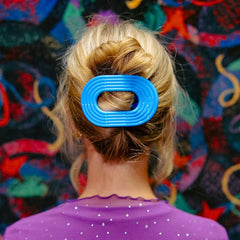 Miami Vice Large Flat Round Hair Clip