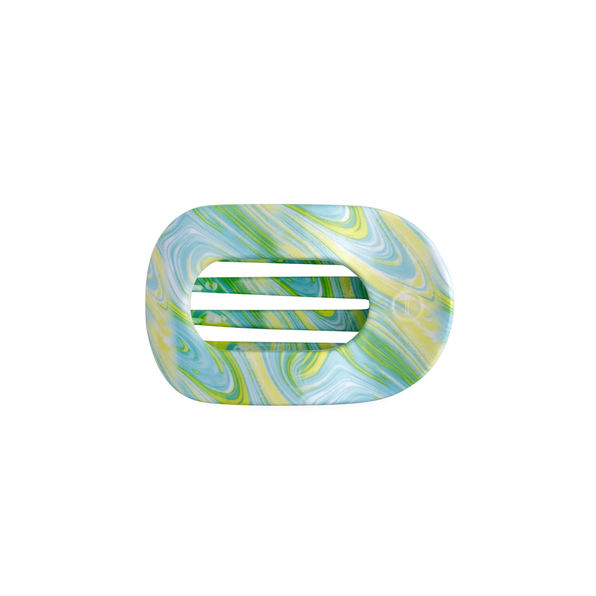 By the Sea Shore Small Flat Round Hair Clip