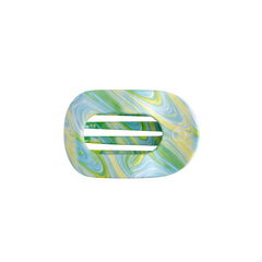 By the Sea Shore Small Flat Round Hair Clip