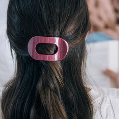 Wild Side Small Flat Round Hair Clip