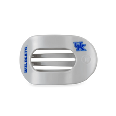 Go Big Blue! Medium Flat Round Hair Clip