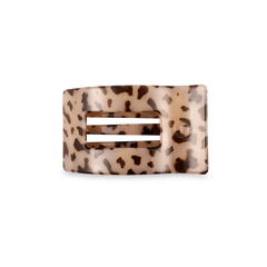 Blonde Tortoise Small Flat Rectangle Hair Clip