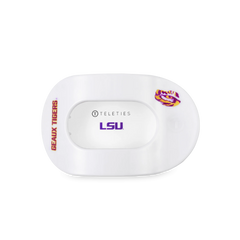 Geaux Tigers! Large Flat Round Hair Clip