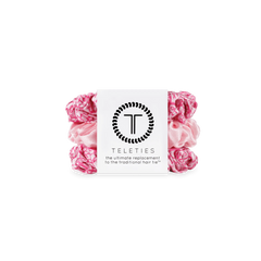 Pink Ribbon Power Small Silk Scrunchies