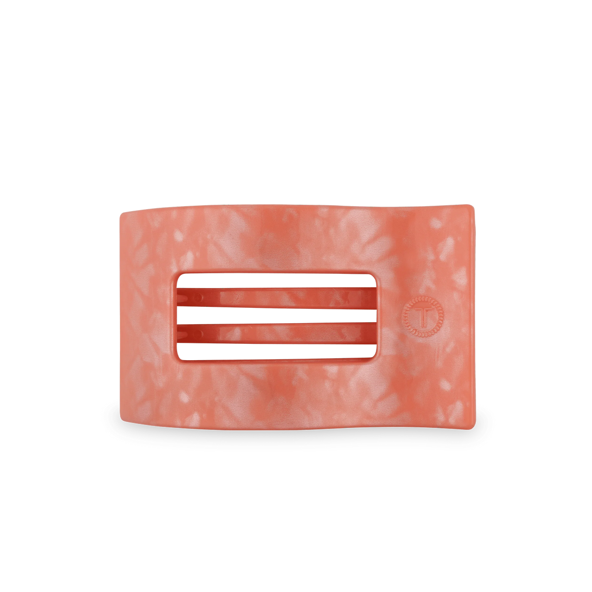 Dreamsicle Medium Flat Rectangle Hair Clip
