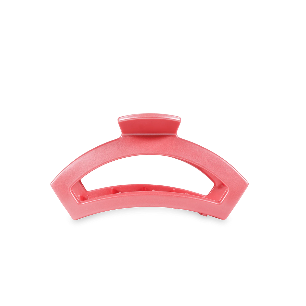 Open Calming Coral Tiny Claw Hair Clip