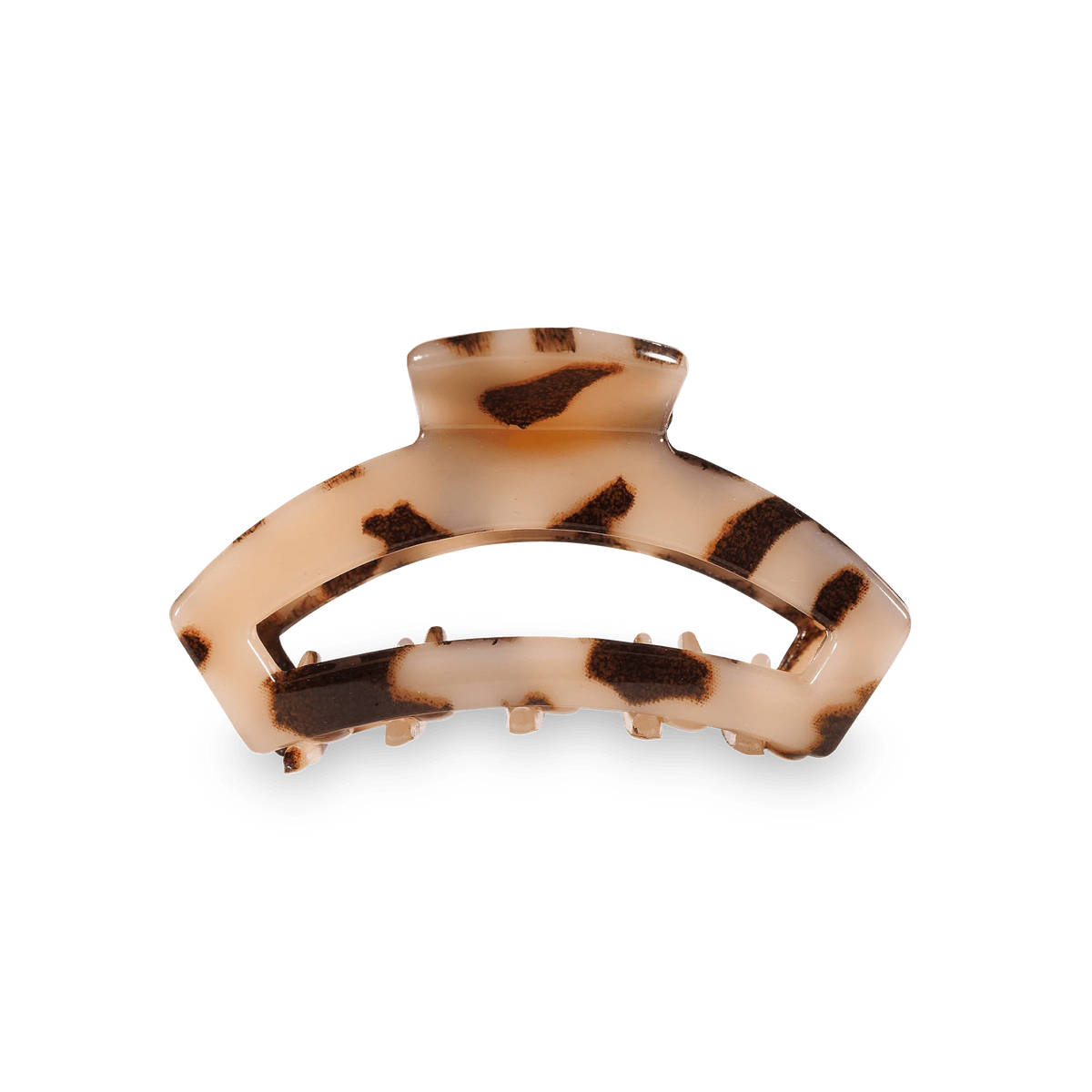 Open Blonde Tortoise Tiny Claw Hair Clip