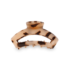 Open Blonde Tortoise Tiny Claw Hair Clip