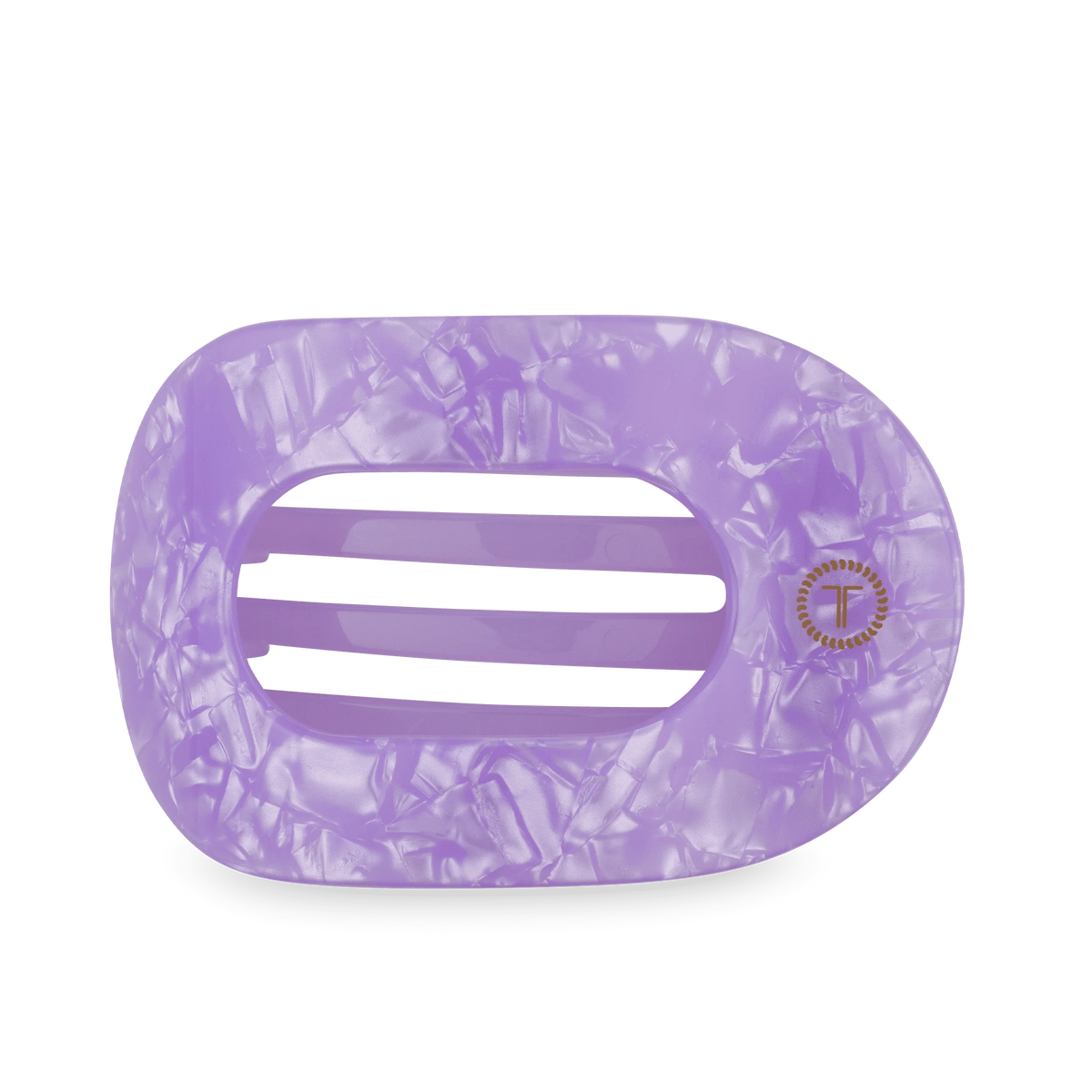 Lavender Mist Large Flat Round Hair Clip