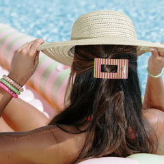 Summer Crush Small Flat Rectangle Hair Clip