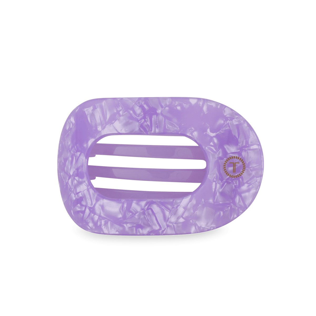 Lavender Mist Medium Flat Round Hair Clip