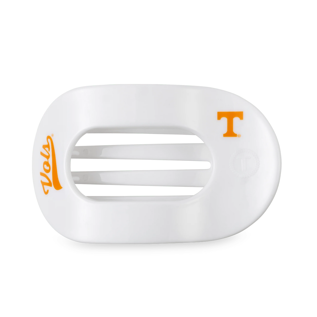 Go Vols! Large Flat Round Hair Clip