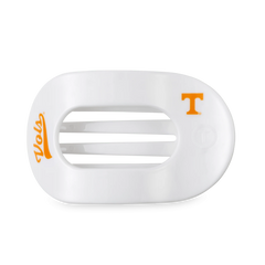 Go Vols! Large Flat Round Hair Clip