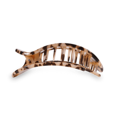 Blonde Tortoise Large Flat Round Hair Clip