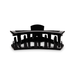 Open Jet Black Medium Claw Hair Clip
