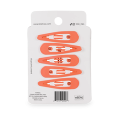Coral Craze Snap Clips (6Ct)
