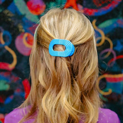 Miami Vice Tiny Flat Round Hair Clip