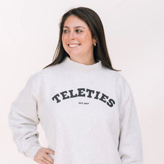 TELETIES Varsity Mockneck - Large