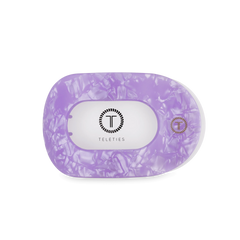Lavender Mist Medium Flat Round Hair Clip