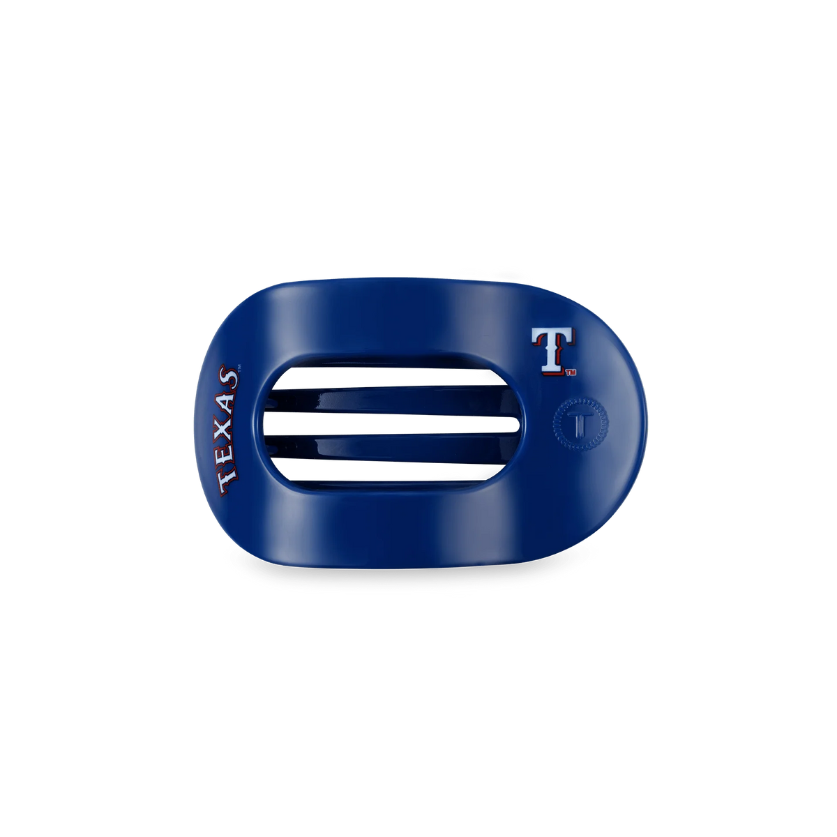 Texas Rangers Small Flat Round Hair Clip