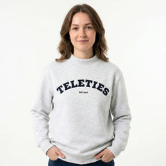TELETIES Varsity Mock Neck - Medium