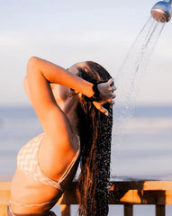Jet Black Small Towel Scrunchies