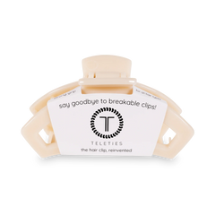 Open Almond Beige Small Claw Hair Clip