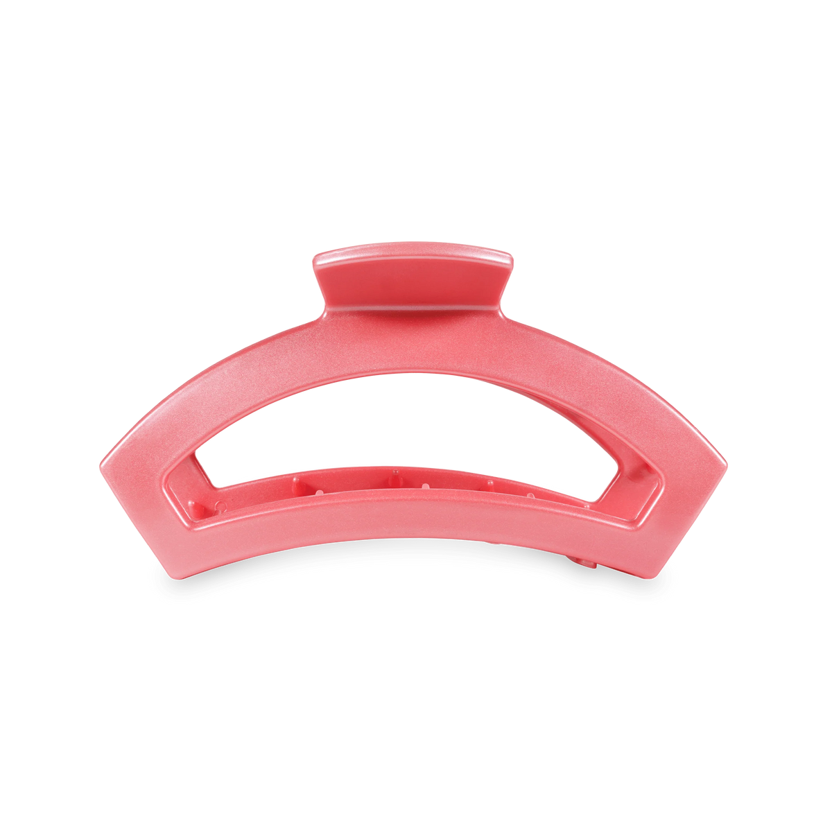 Open Calming Coral Medium Claw Hair Clip