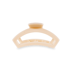 Open Almond Beige Small Claw Hair Clip