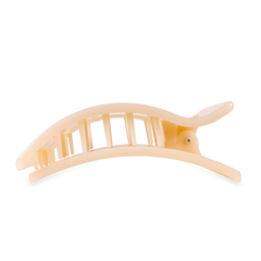 Almond Beige Large Flat Rectangle Hair Clip