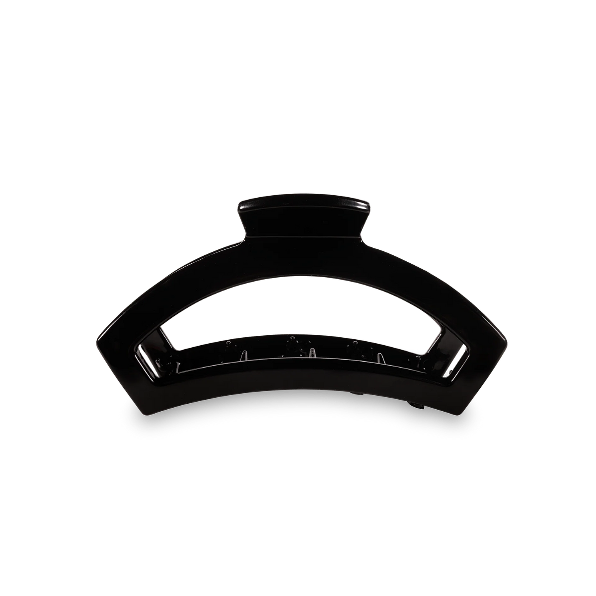 Open Jet Black Small Claw Hair Clip