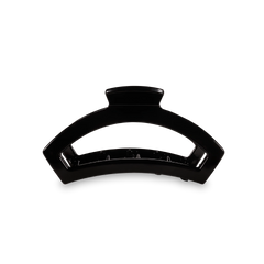 Open Jet Black Small Claw Hair Clip