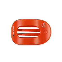 Go Canes! Medium Flat Round Hair Clip