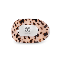 Blonde Tortoise Medium Flat Round Hair Clip