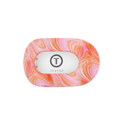 Just Keep Swimming Medium Flat Round Hair Clip