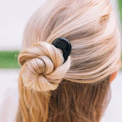 French Hair Pin Jet Black