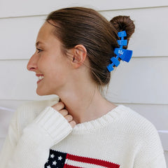 USA Classic Blue Large Claw Clip