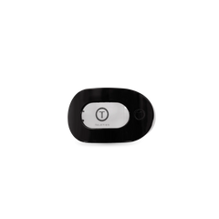 Jet Black Tiny Flat Round Clip